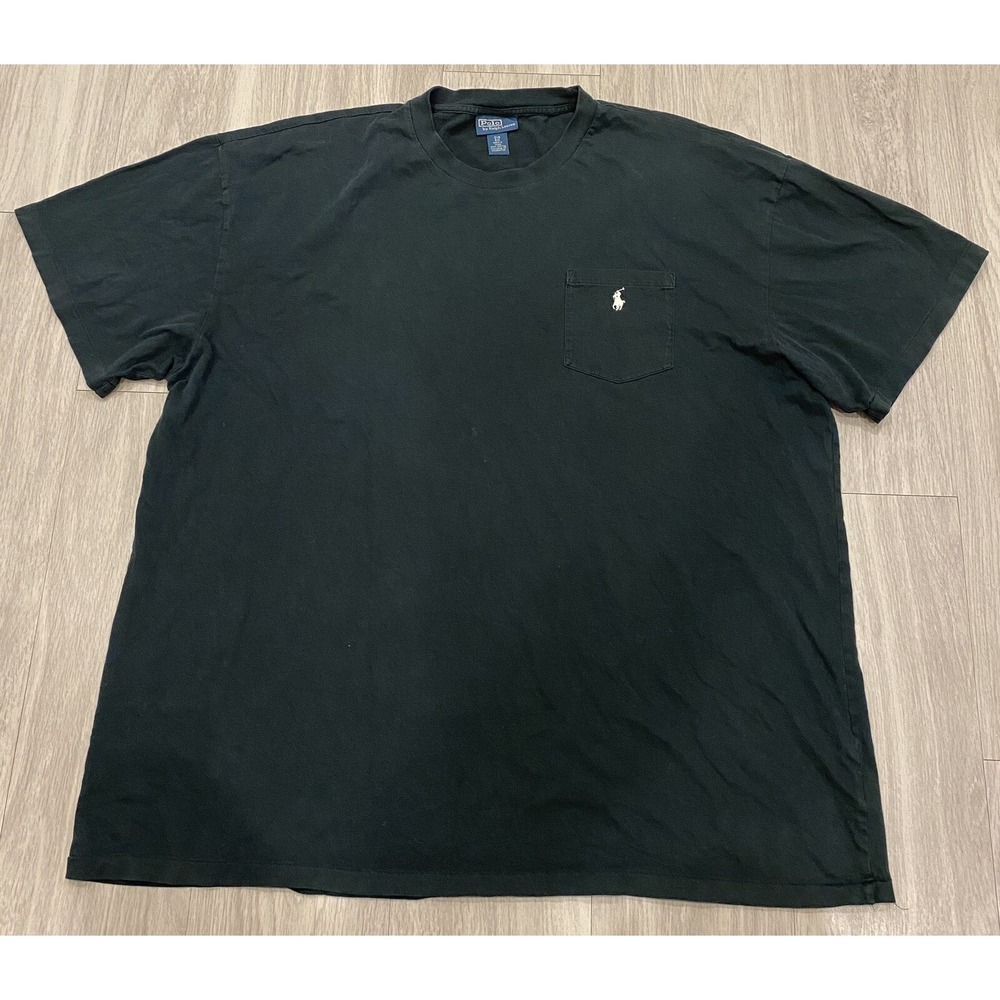 Polo Ralph Lauren Short Sleeve T-Shirt Men's 2XB Black *Flaws